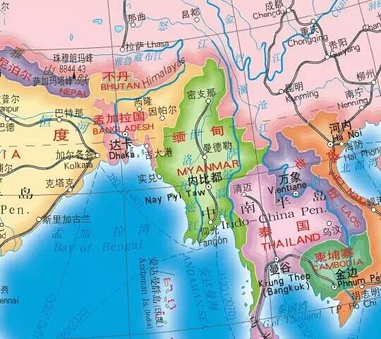 据说,在此之前,东南亚南部地区已有"尼格罗人"居住着.图片