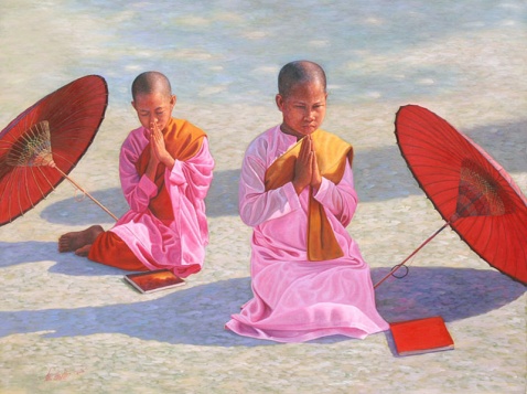 缅甸出家人画相 - taunggyi - taunggyi