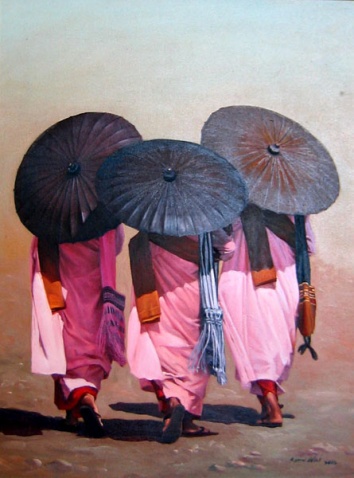 缅甸出家人画 - taunggyi - taunggyi的博客