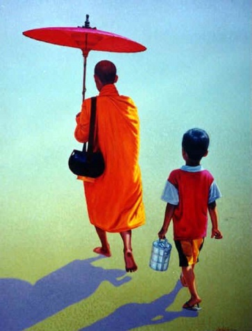 缅甸出家人画 - taunggyi - taunggyi的博客
