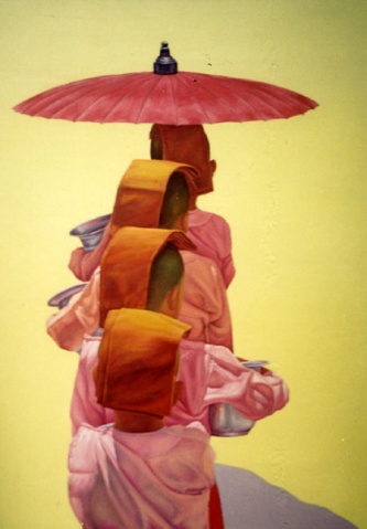 缅甸出家人画 - taunggyi - taunggyi的博客