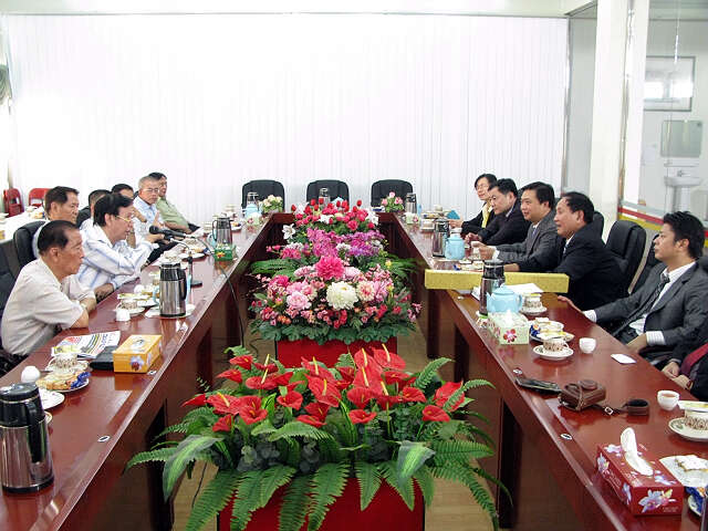 汕头市进出口公司代表团造访缅甸华商商会