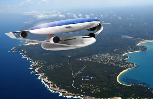 漂浮在空中 未来的太阳能客机