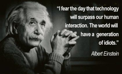 爱因斯坦的担心 科技稀释了交际欲望