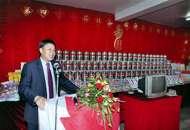 摩谷复兴校友会举行第四十二届敬老会