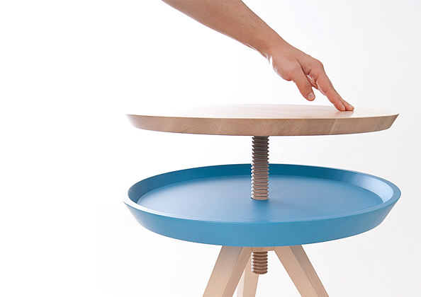 一层变二层 Giros旋转桌子