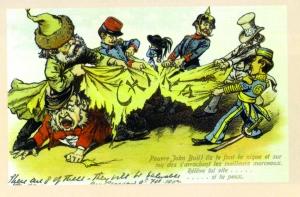 八国联军明信片折射晚清历史:以剪辫丑化清人(图)