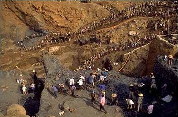 缅甸翡翠开采方法