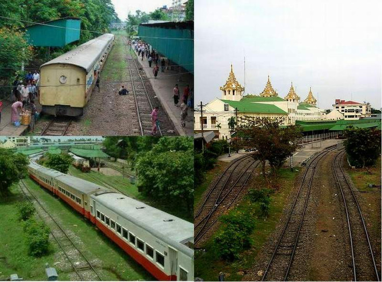 仰光环城铁路将行驶电动火车（华轩）