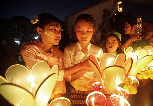 今年缅甸东枝的冬天特別冷(东枝 伊江树)
