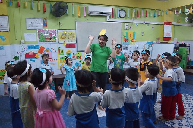 仰光缅华妇协教育中心幼儿园开展教师公开课教学竞赛  （缅华妇协教育中心 外派教师 唐铭 供稿）