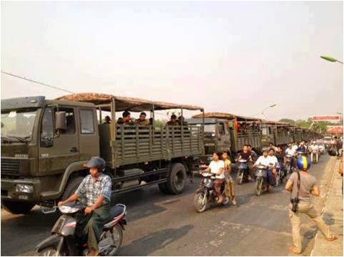 掸邦东部1辆军车坠入山谷18死3伤 (旭光）