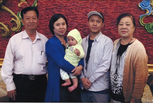 热烈欢迎杨怡传贤伉俪 （谢玉清）