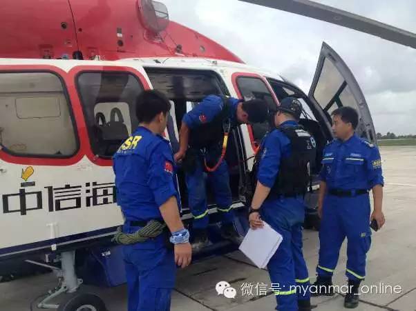 中国直升机第一抵达缅甸灾区