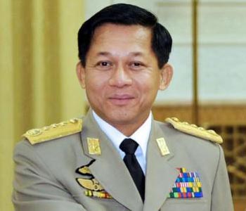缅甸国防部总司令否认军方介入执政党领导人调整