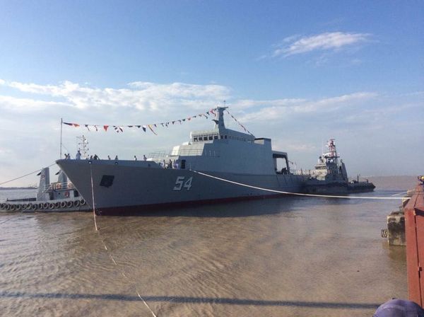 缅甸新下水巡逻艇有中国血统?（组图）