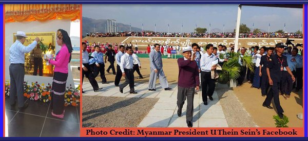 吴登盛总统为云南承建的瑞旱大水库开幕 （华轩）