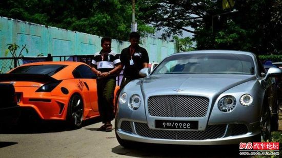 缅甸豪华跑车随处可见