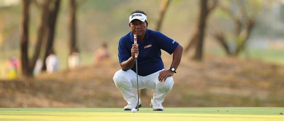 缅甸公开赛菲律宾老将首轮领跑 刘晏玮72杆T88