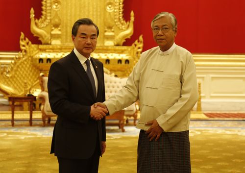 原创：王毅外长拜会国家总统吴廷觉