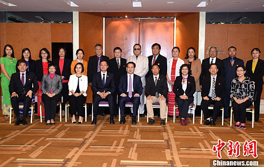 谭天星会见缅甸缅北中华商会访华团