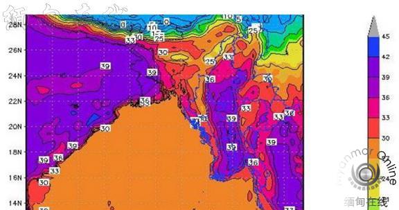 气象专家称缅甸气温将继续上升