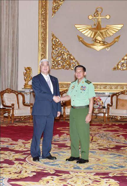 日本防长与昂山素季会谈 将向缅甸军方提供援助