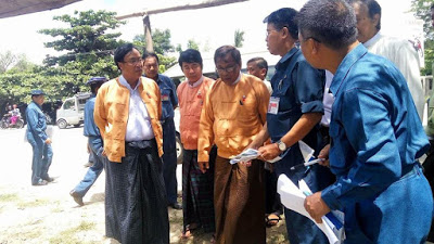 伊洛瓦底江水位涨高