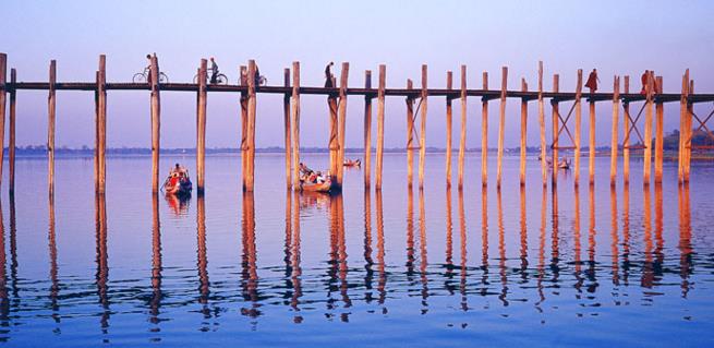 由于江山上涨 乌本桥被暂时关闭