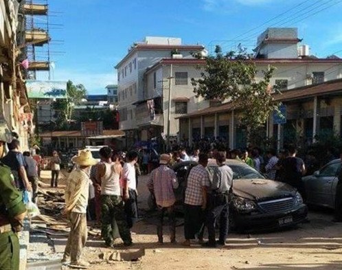 果敢老街发生爆炸 疑似恐怖袭击