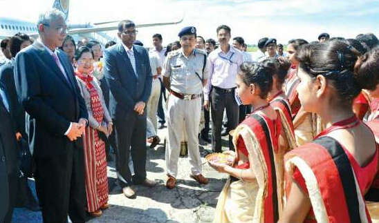 国家总统吴廷觉扺新德里访问