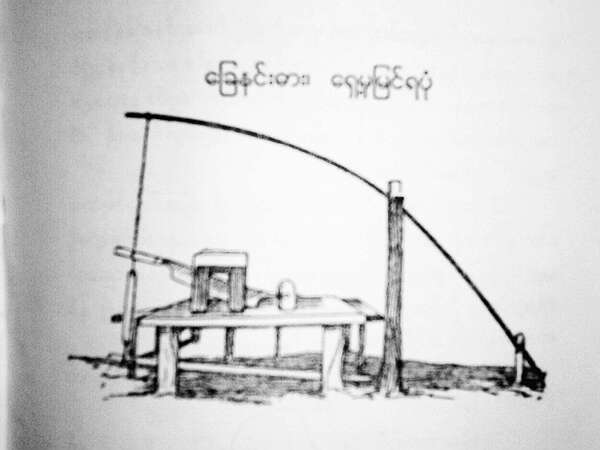 缅甸民间习俗（三十四）住宅周遭——脚踏铡刀（丘文）