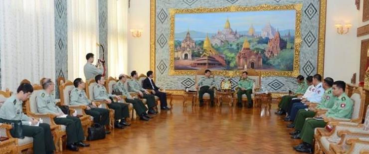 中国西部战区司令员访缅:望缅方防止流弹落入中国