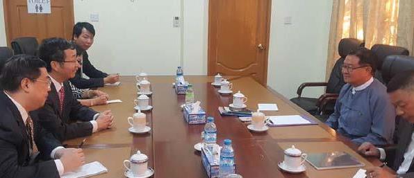 前MPC主席在内比都会见中国外交部亚洲事务特使