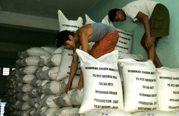 缅甸计划通过海运向中国出口10万吨大米