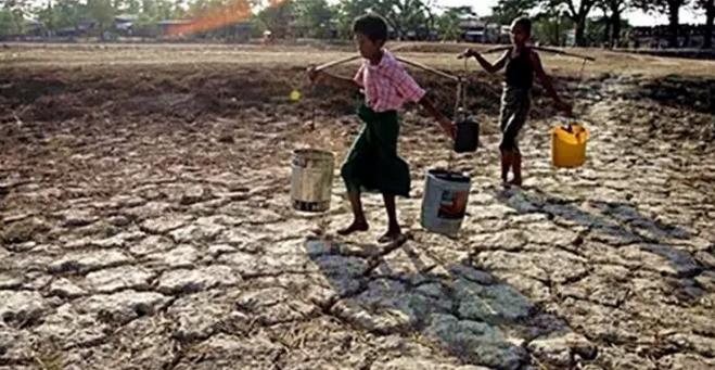 缅甸面临干旱危机 500多个村庄用水告急