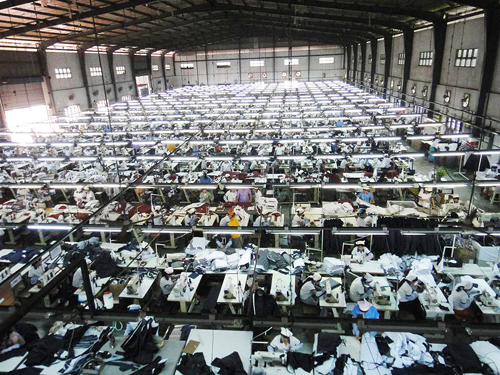 缅甸成衣业发展迅速