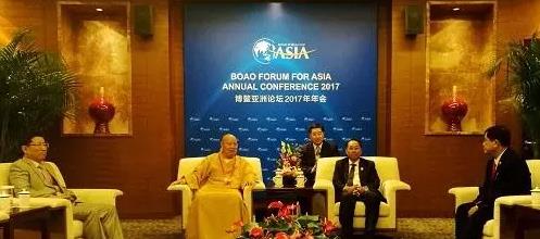 印顺大和尚会见缅甸副总统吴敏瑞