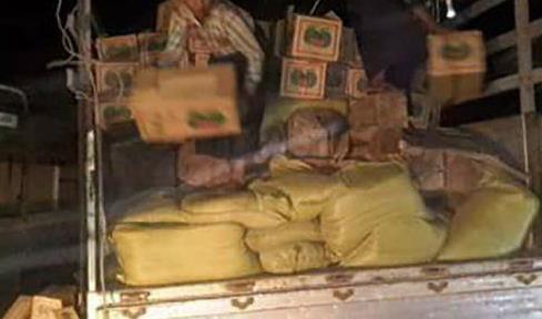 缅甸警方在温泉检查站查获大量非法木材