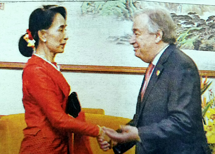 国务资政邀请联合国秘书长出席21世纪彬龙会议