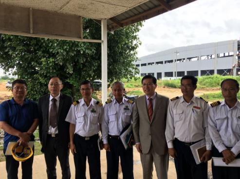 中国大使考察缅甸铁路机车厂