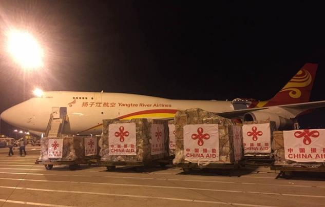 中国援助缅甸抗甲型H1N1医疗物资交付