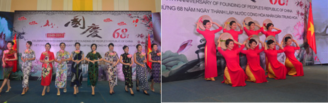 中国驻越南大使馆举行国庆68周年招待会