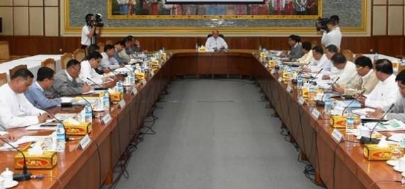 关于落实若开邦发展事宜协商会议在内比都召开