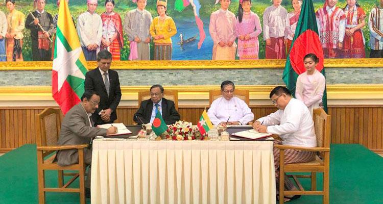 缅孟两国达成遣返难民协议