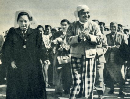 宋庆龄出访三国，在缅甸逗留整整21天