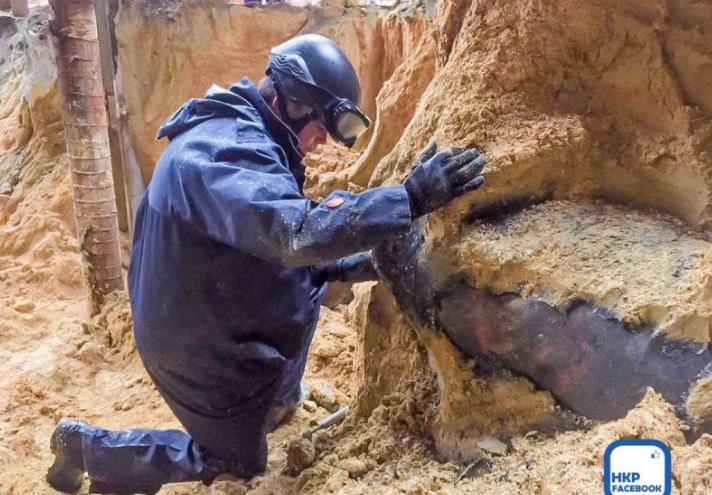 香港地铁站工地再发现二战炸弹