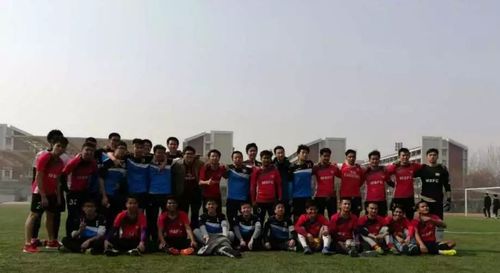 北京科技大学学生与缅甸留学生举行足球友谊赛