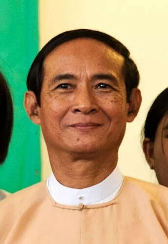 缅甸联邦共和国当选总统吴温敏简历