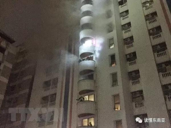曼谷一幢公寓发生火灾9名越南人受伤